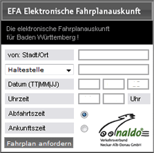 EFA-Fahrplan